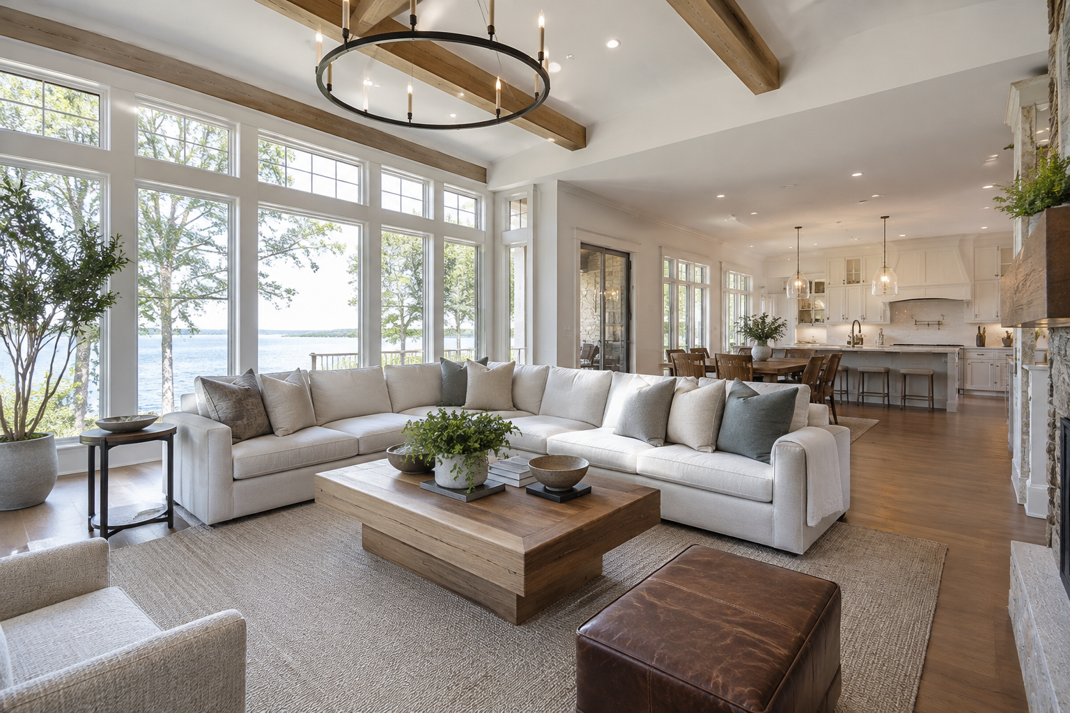 A bright Delaware home interior, illustrative